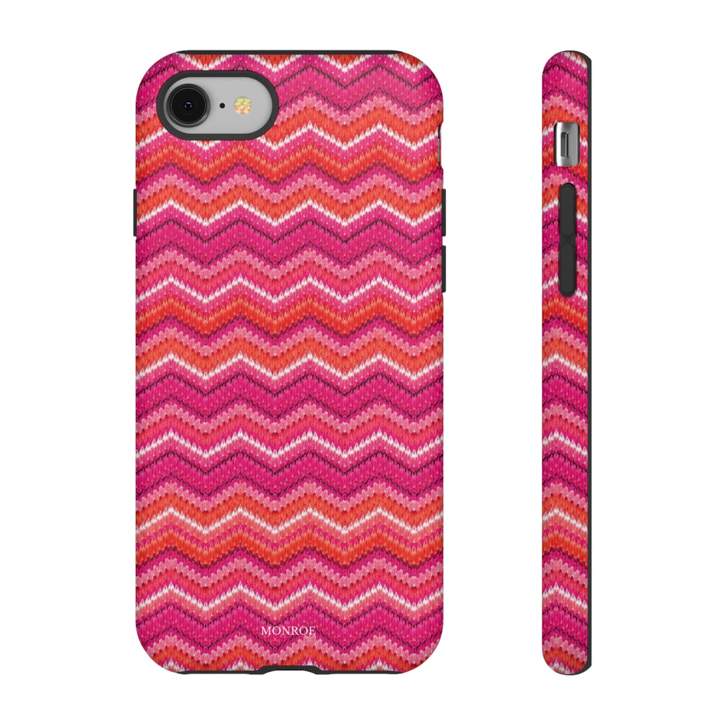 Pink Zigzag Tough Case