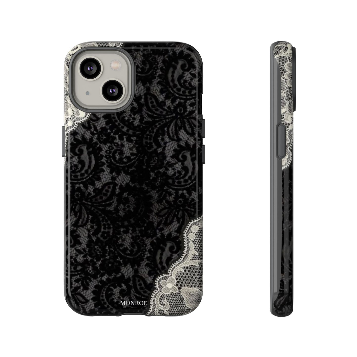 Black & White Edged Tough Case
