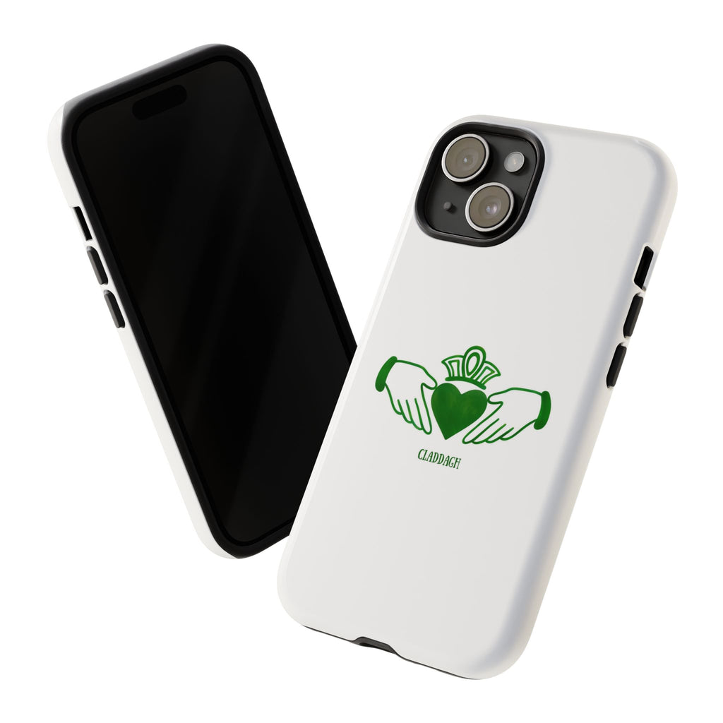 Irish Claddagh Symbol Green Tough Case