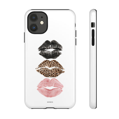 Leopard Glam Lip Tough Case