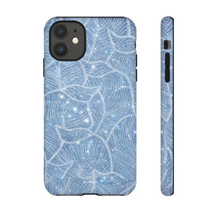 Glacier Blue Floral Tough Case