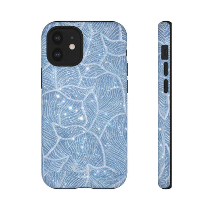 Glacier Blue Floral Tough Case
