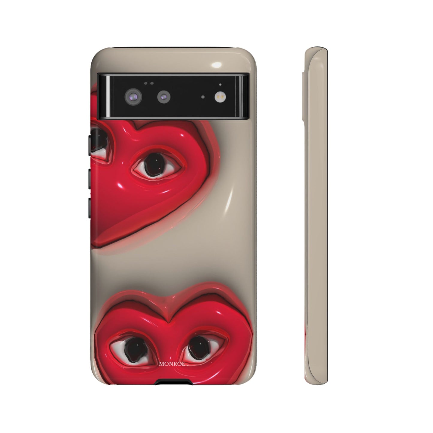 Red Heart Eyes Tough Case