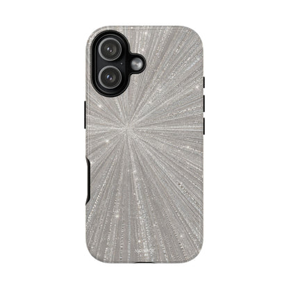 Sparkling Silver Burst Tough Case