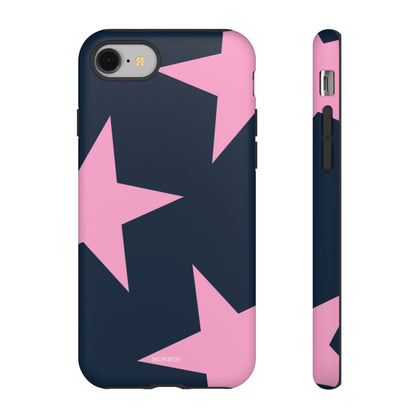 Navy & Pink Star Tough Cover