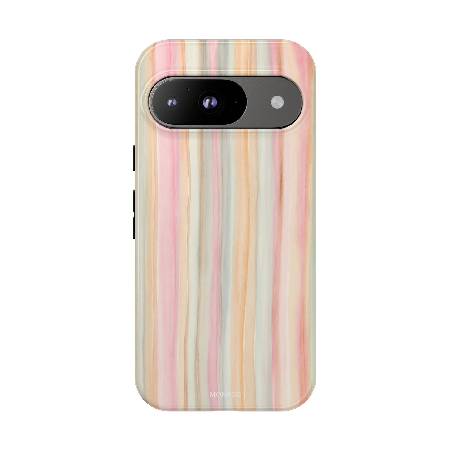 Pastel Watercolor Stripe Tough Case