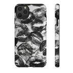 Black and Kiss Design Phone Case