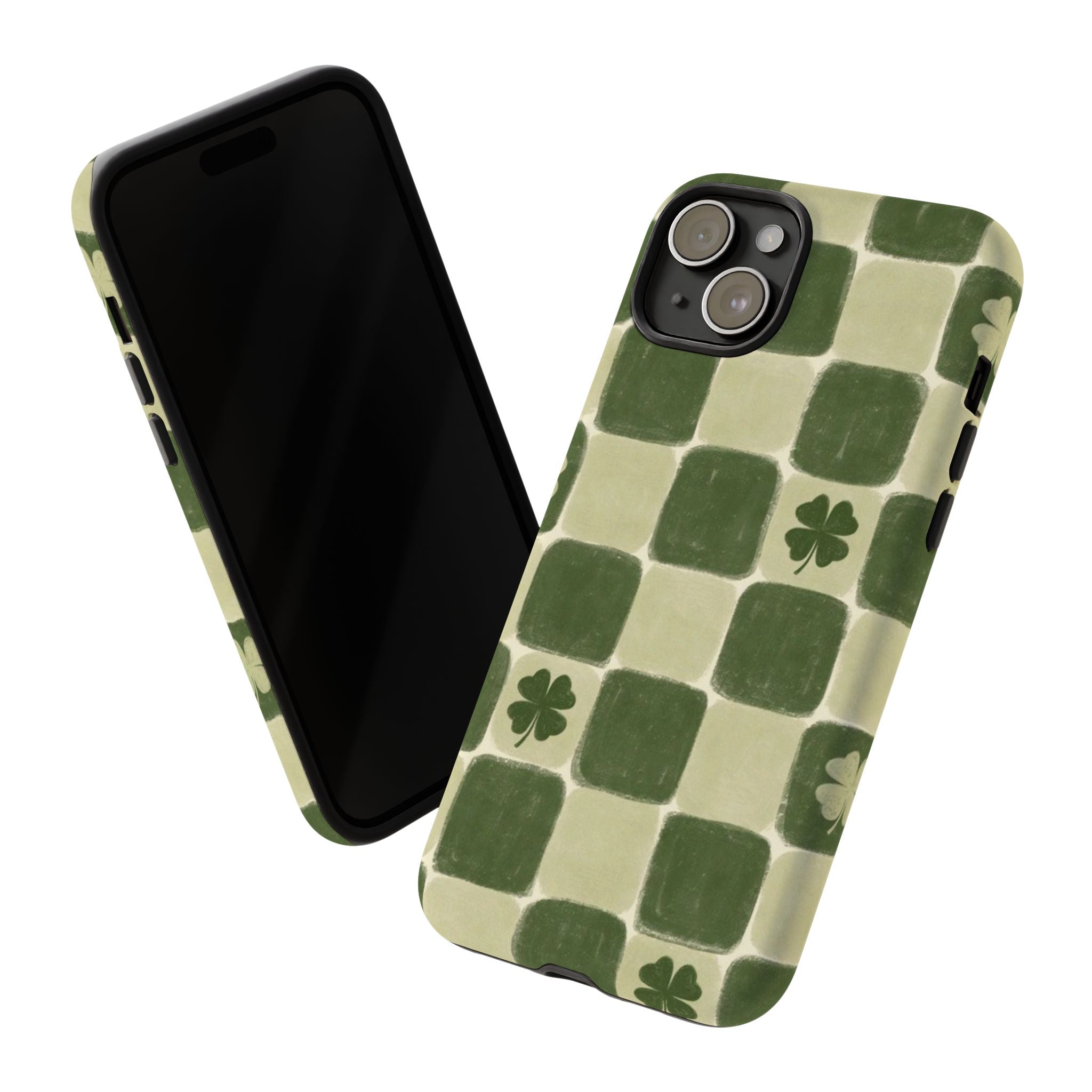 Clover Checker Tough Phone Case