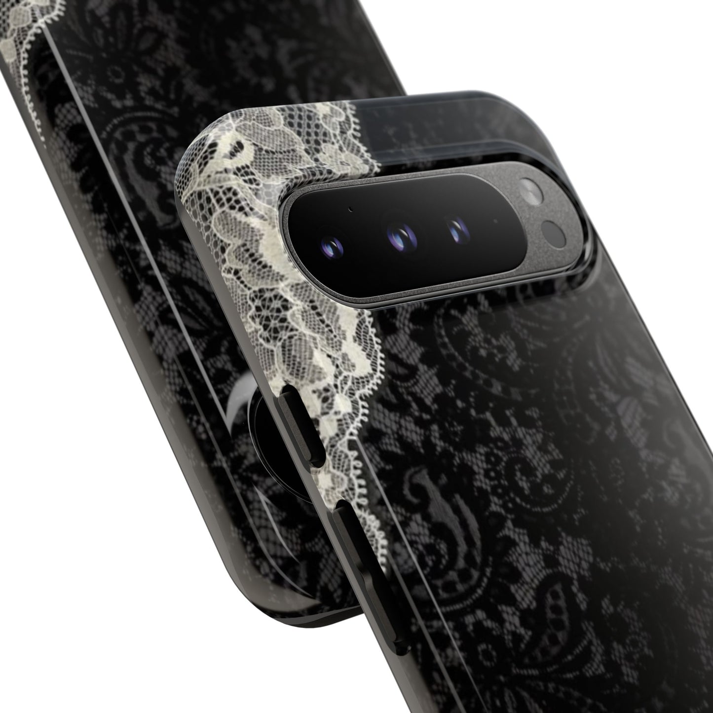 Black & White Edged Tough Case