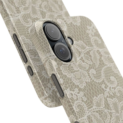 Vintage Beige Lace Case