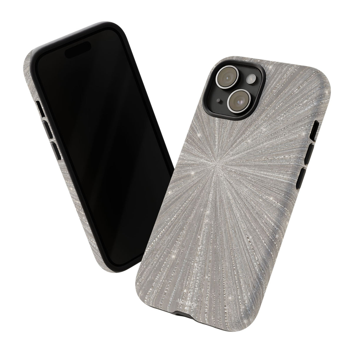 Sparkling Silver Burst Tough Case