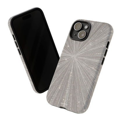 Sparkling Silver Burst Tough Case