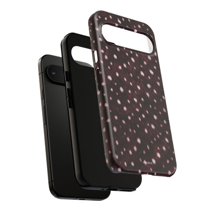 Burgundy Spotted Fur Tough Case