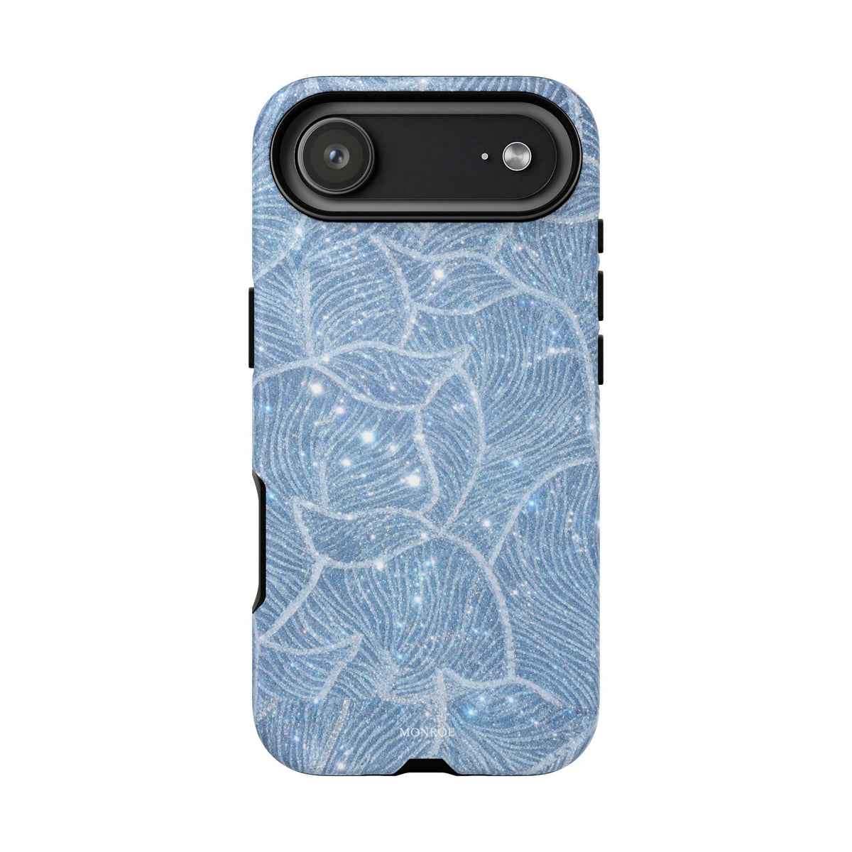 Glacier Blue Floral Tough Case