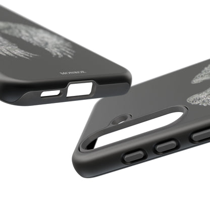 Silver Wings Black Tough Case