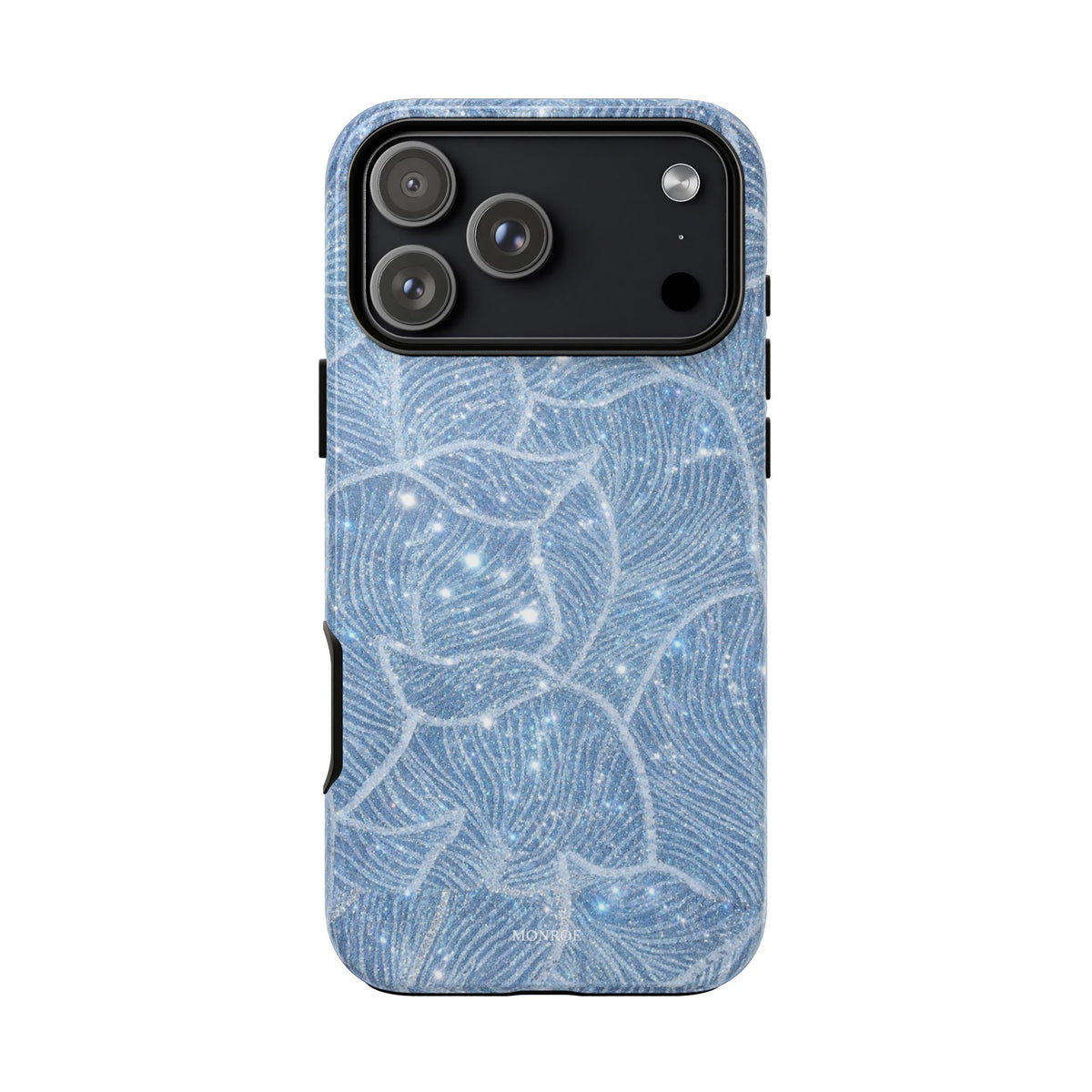 Glacier Blue Floral Tough Case