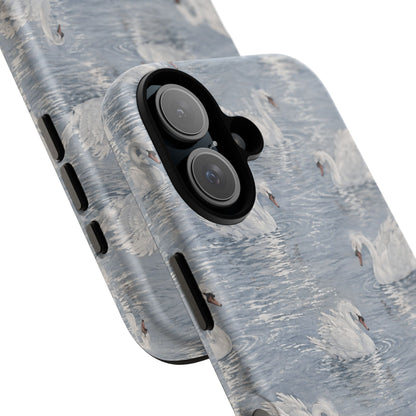 Swan Pattern Tough Case