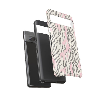 Light Pink Zebra Tough Case