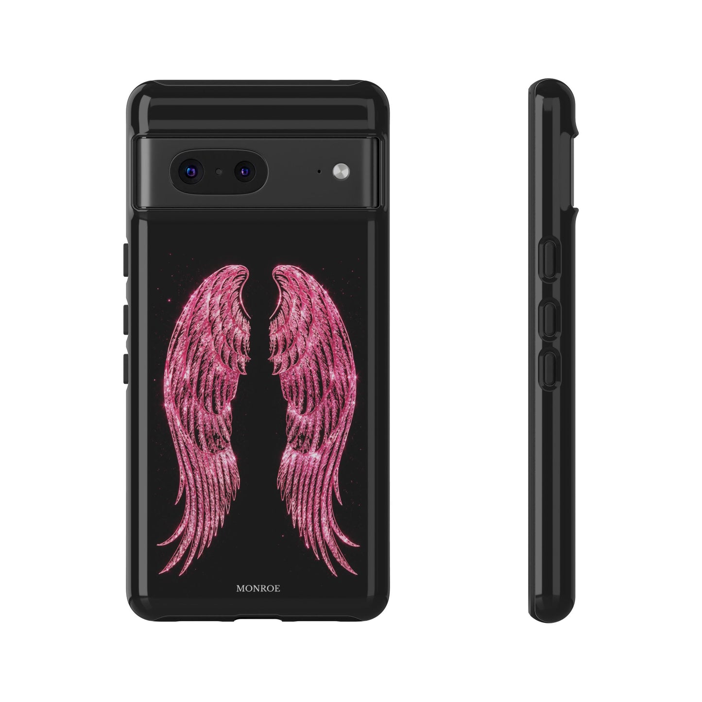 Pink Glitter Angel Tough Case