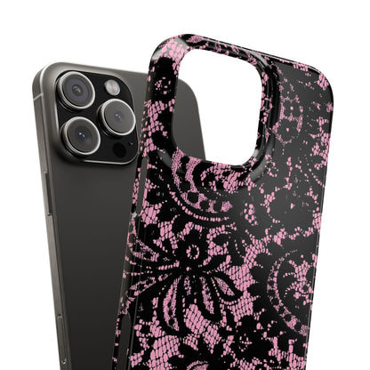 Pink Lace Pattern Case