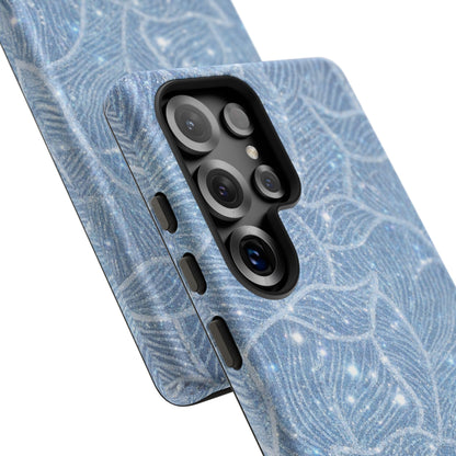 Glacier Blue Floral Tough Case