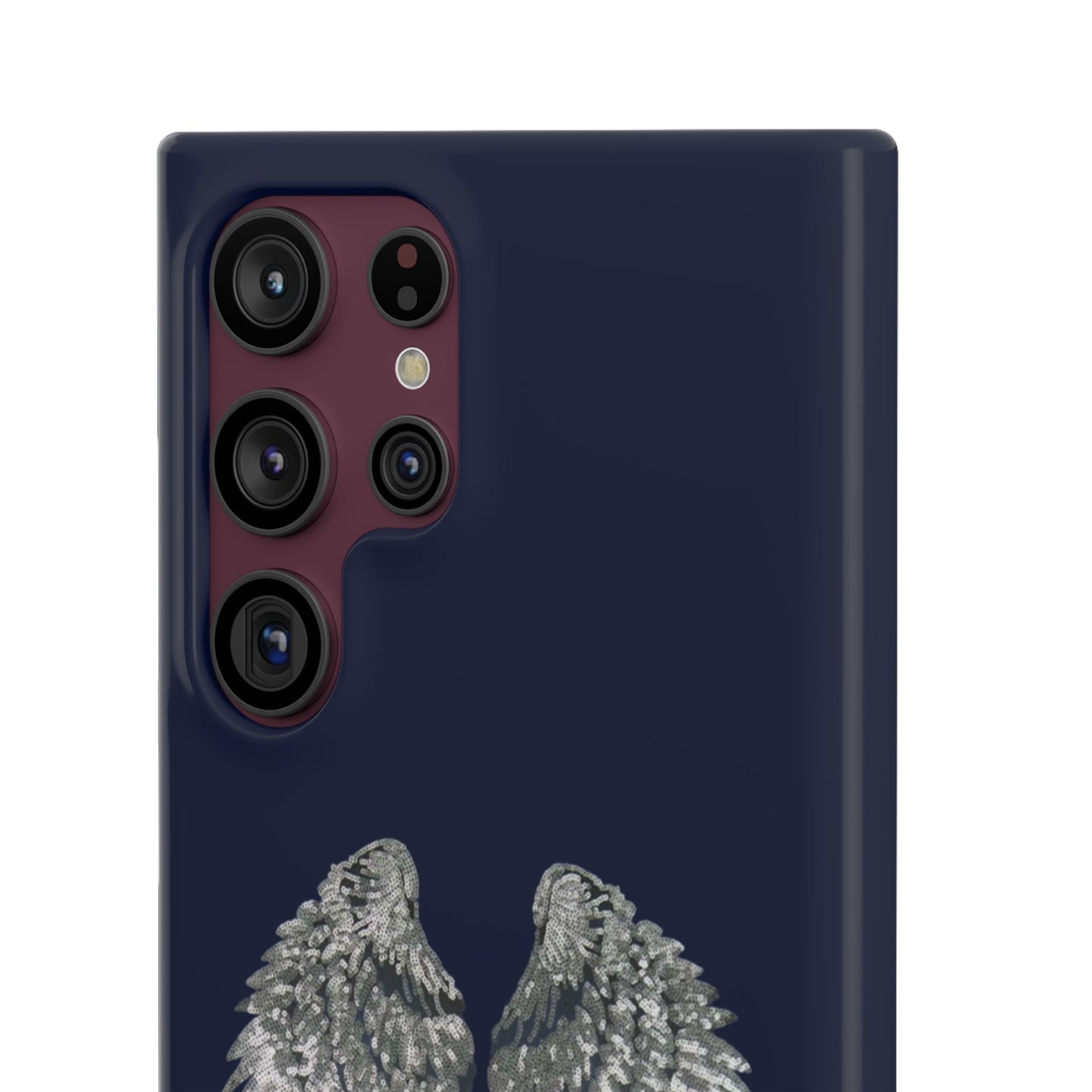 Navy Angel Wings Case