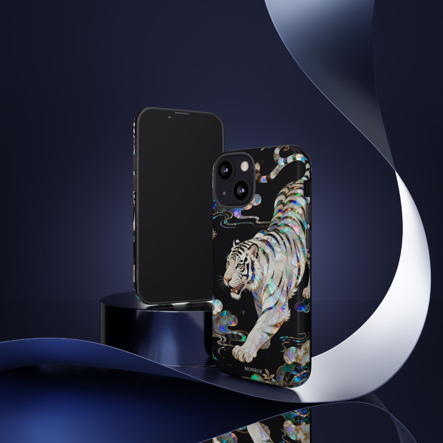 Iridescent White Tiger Tough Case