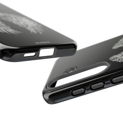 Silver Wings Black Tough Case