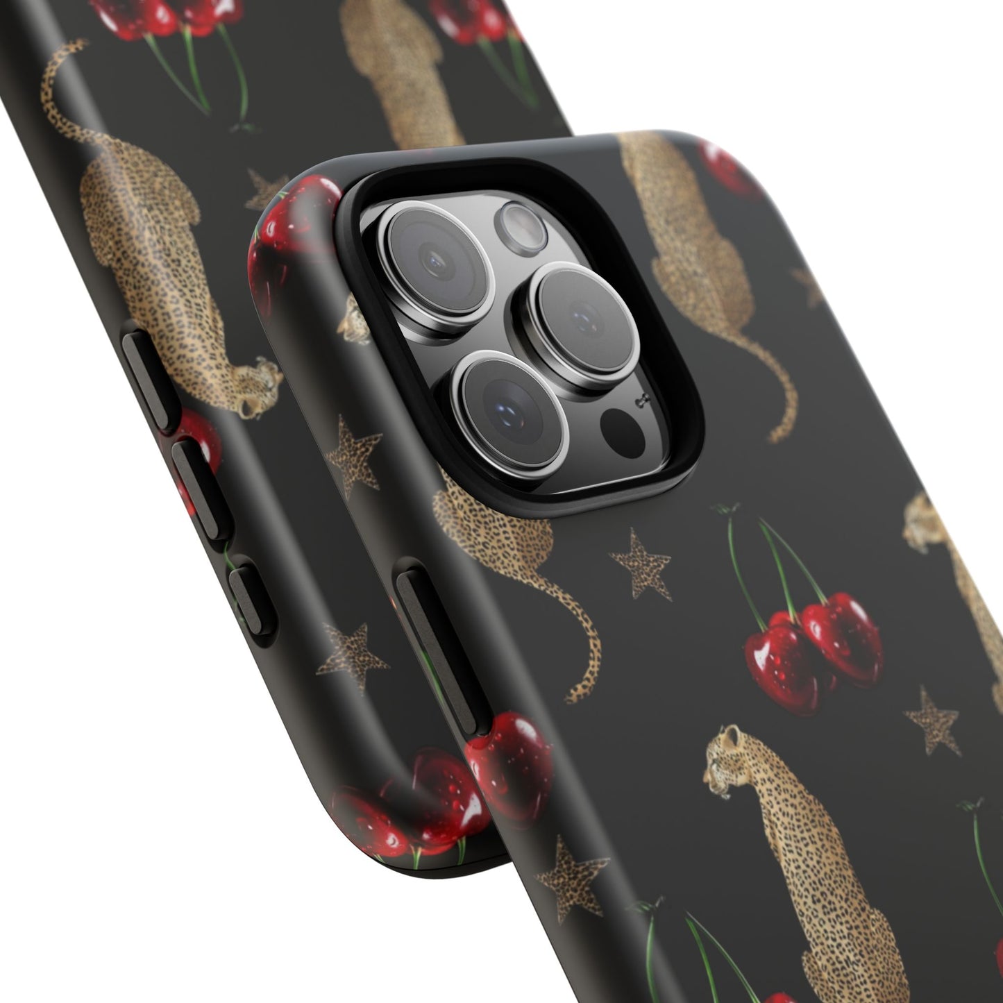 Leopard & Cherry Tough Case