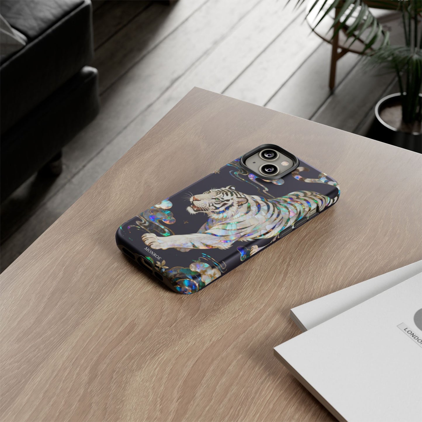 Iridescent White Tiger Tough Case