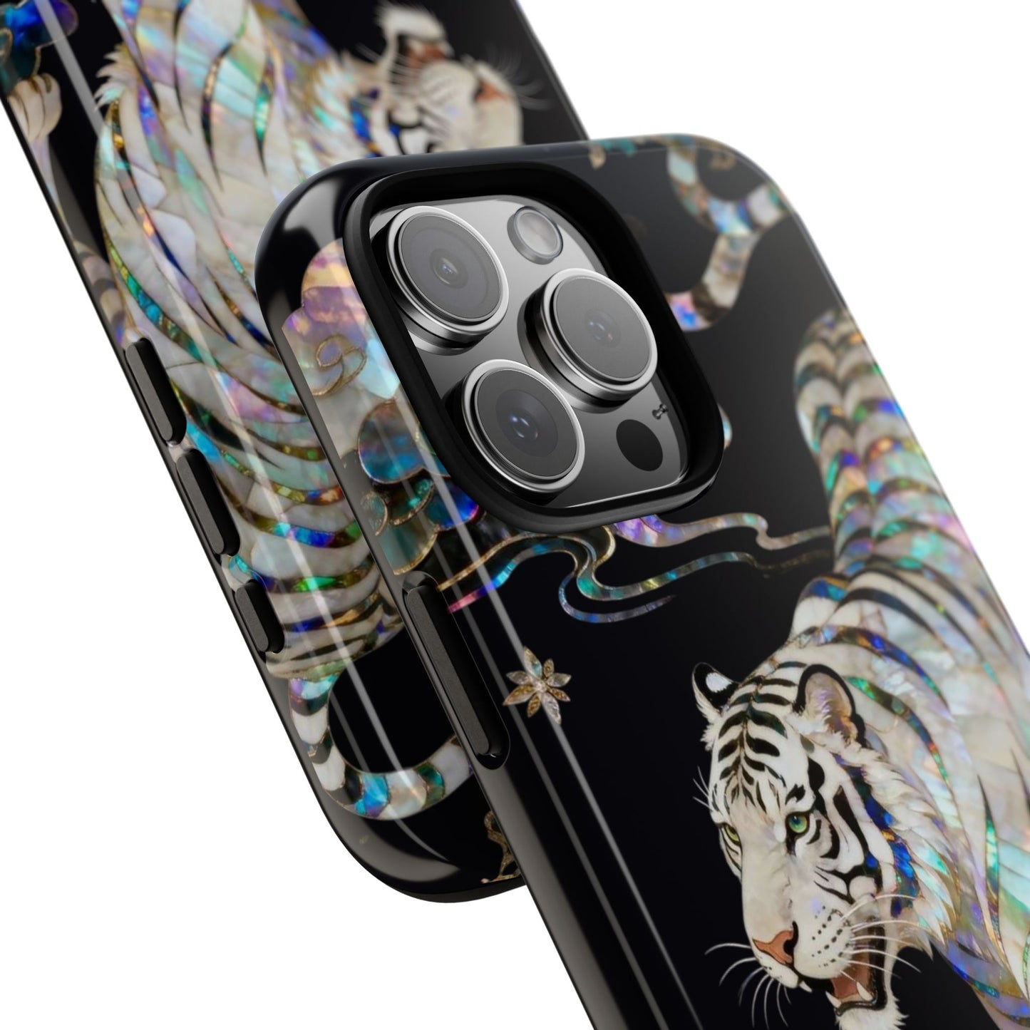 Iridescent White Tiger Tough Case