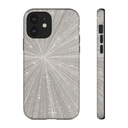 Sparkling Silver Burst Tough Case