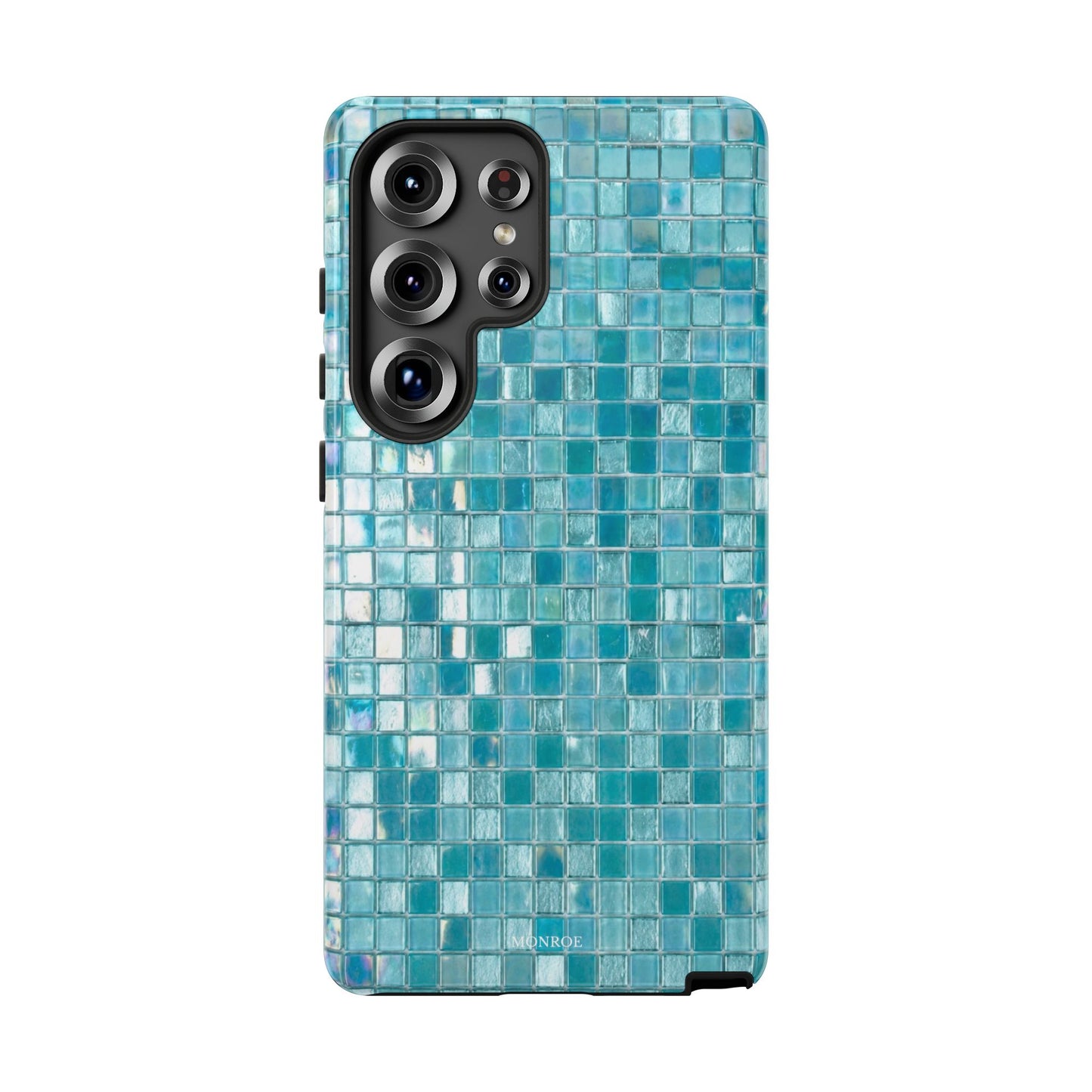 Hot Blue Mosaic Tile Tough Case