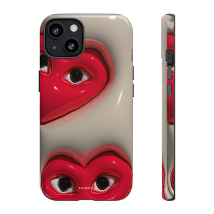 Red Heart Eyes Tough Case