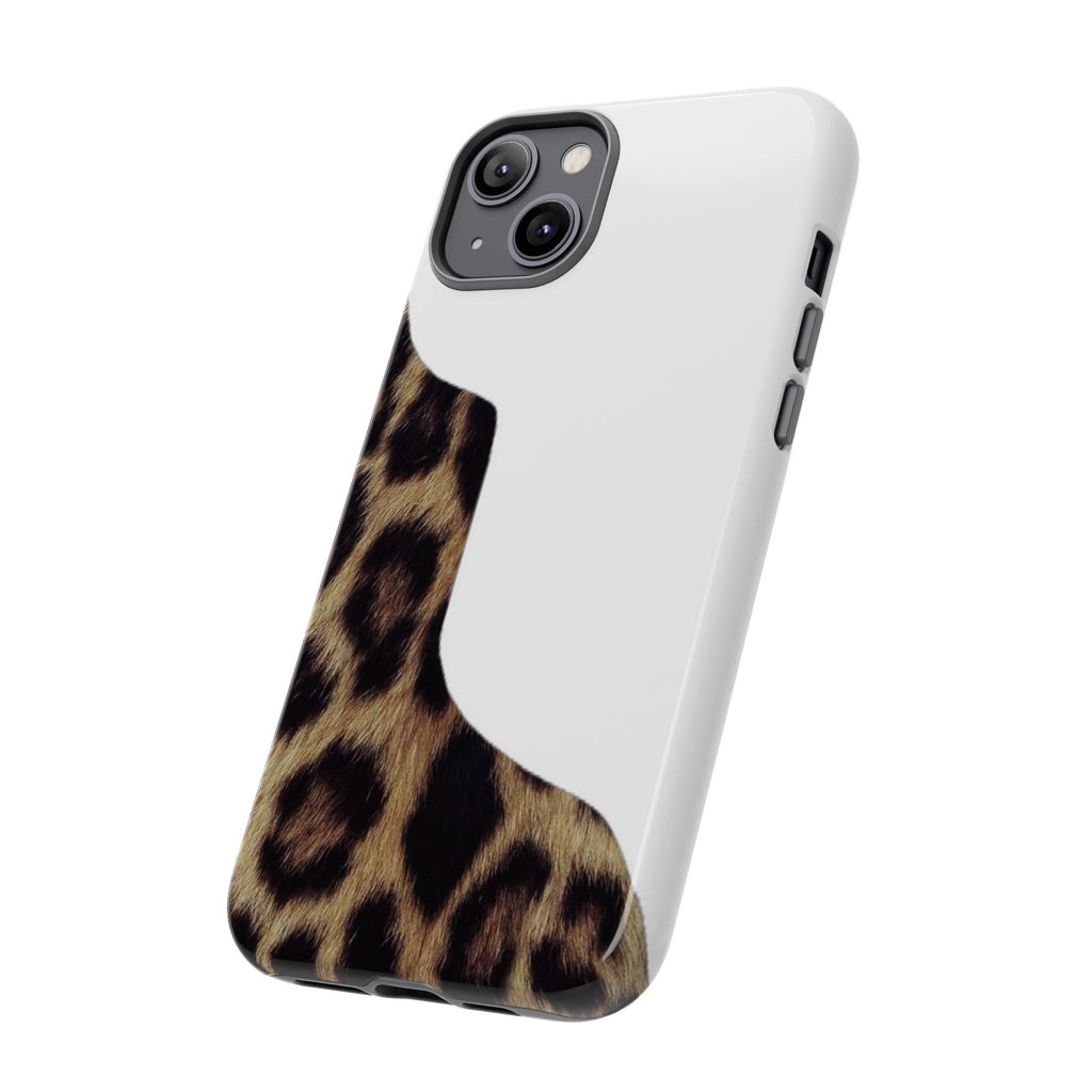Half Cheetah Print Phone Case