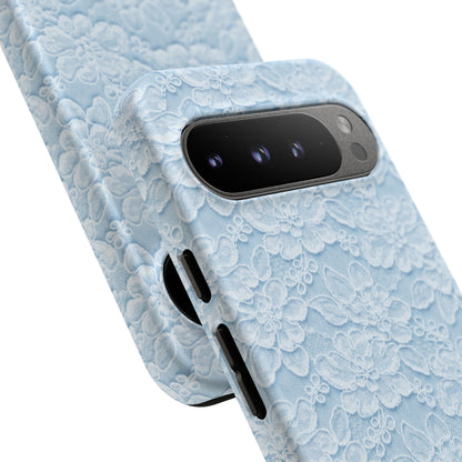 Glacier Blue Lace Tough Case