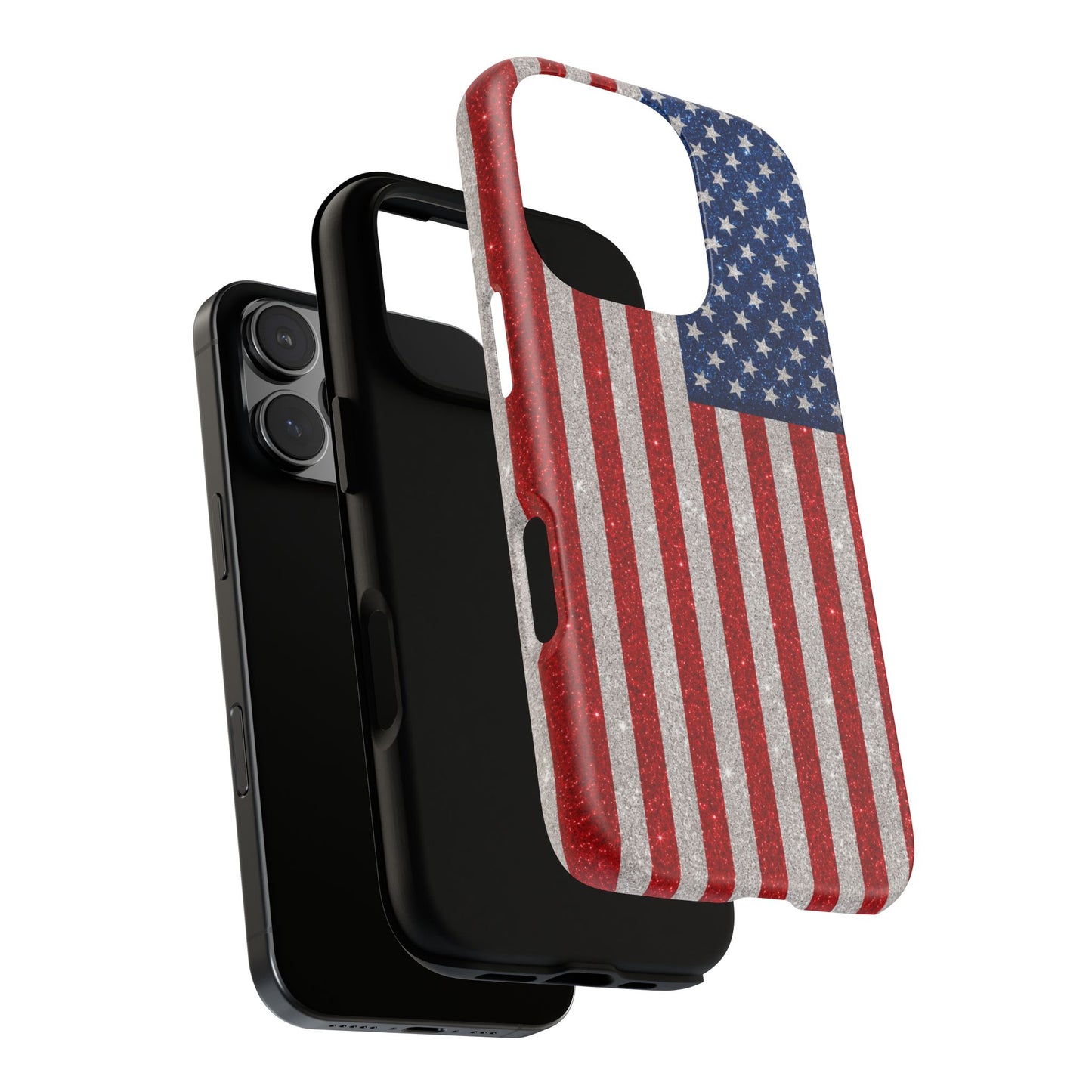 America Glitter Tough Case