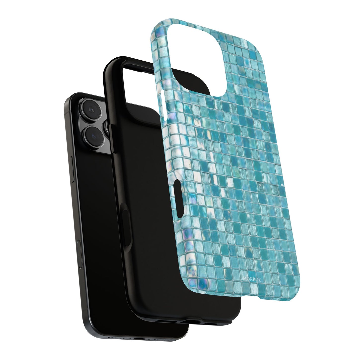 Hot Blue Mosaic Tile Tough Case