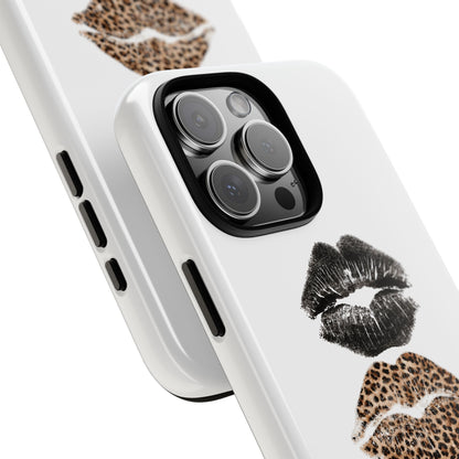 Leopard Glam Lip Tough Case