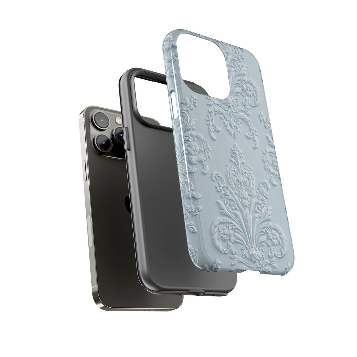 Blue Vintage Pattern Tough Case