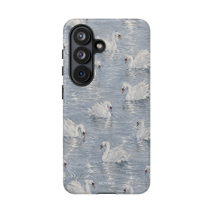 Swan Pattern Tough Case