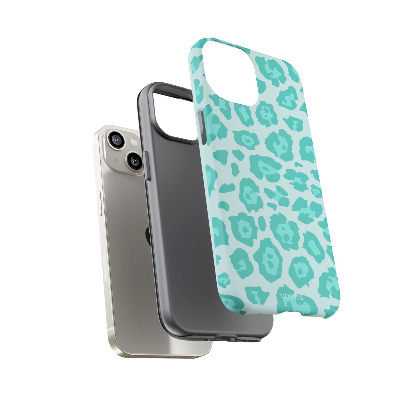 Teal Leopard Tough Case