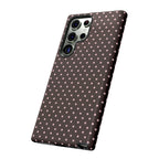Brown Polka Phone Case