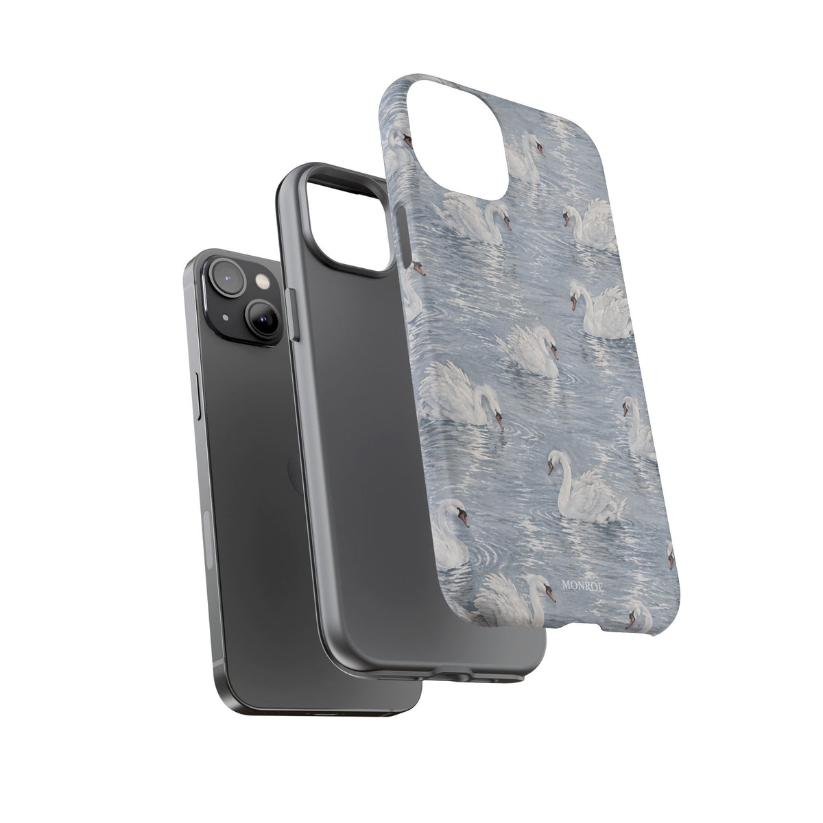 Swan Pattern Tough Case