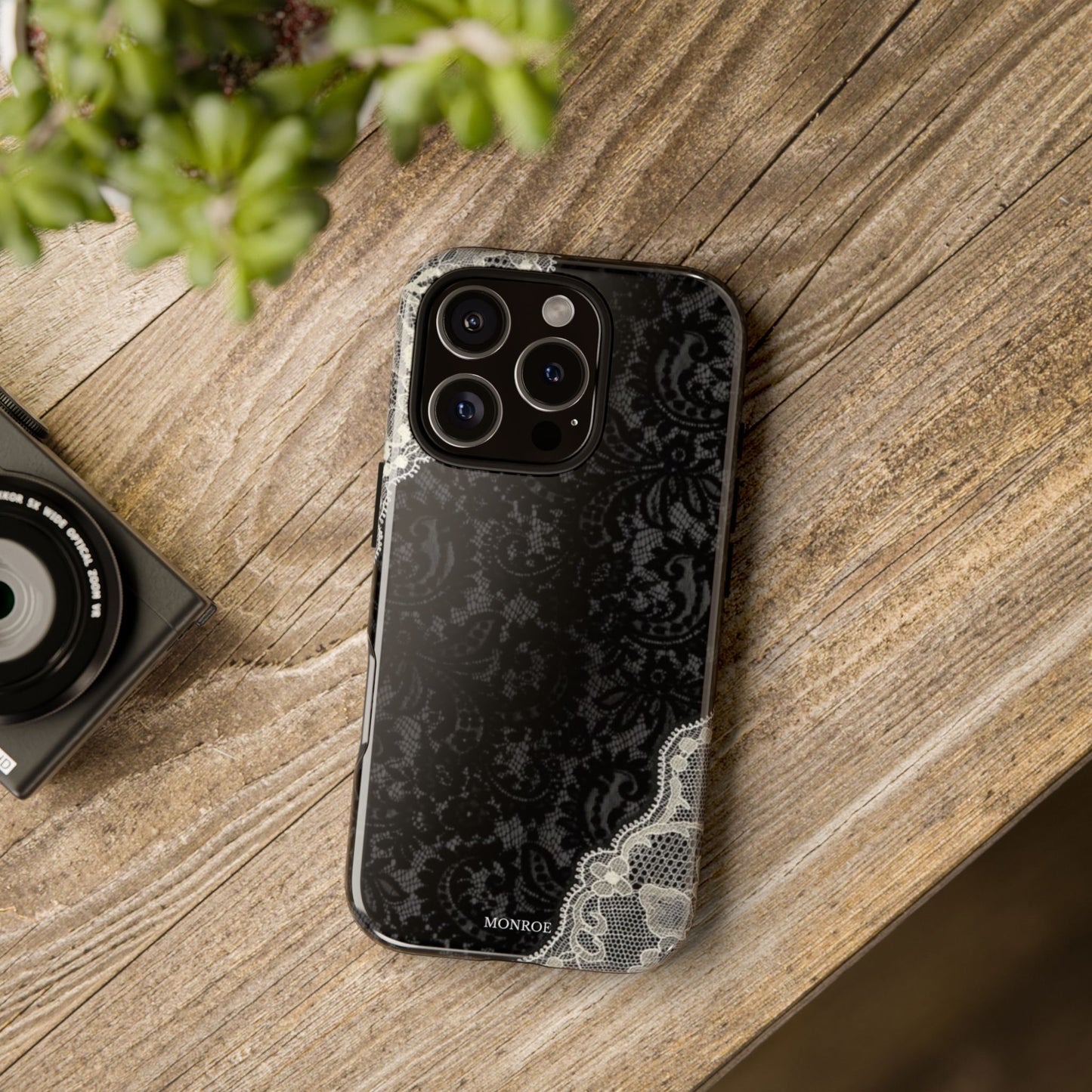 Black & White Edged Tough Case