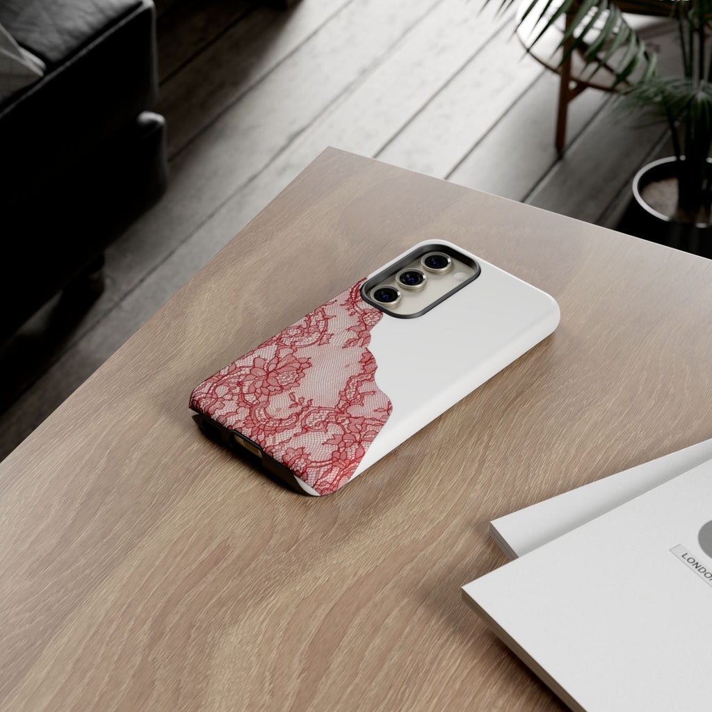 Red Lace Phone Case