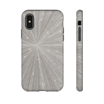 Sparkling Silver Burst Tough Case
