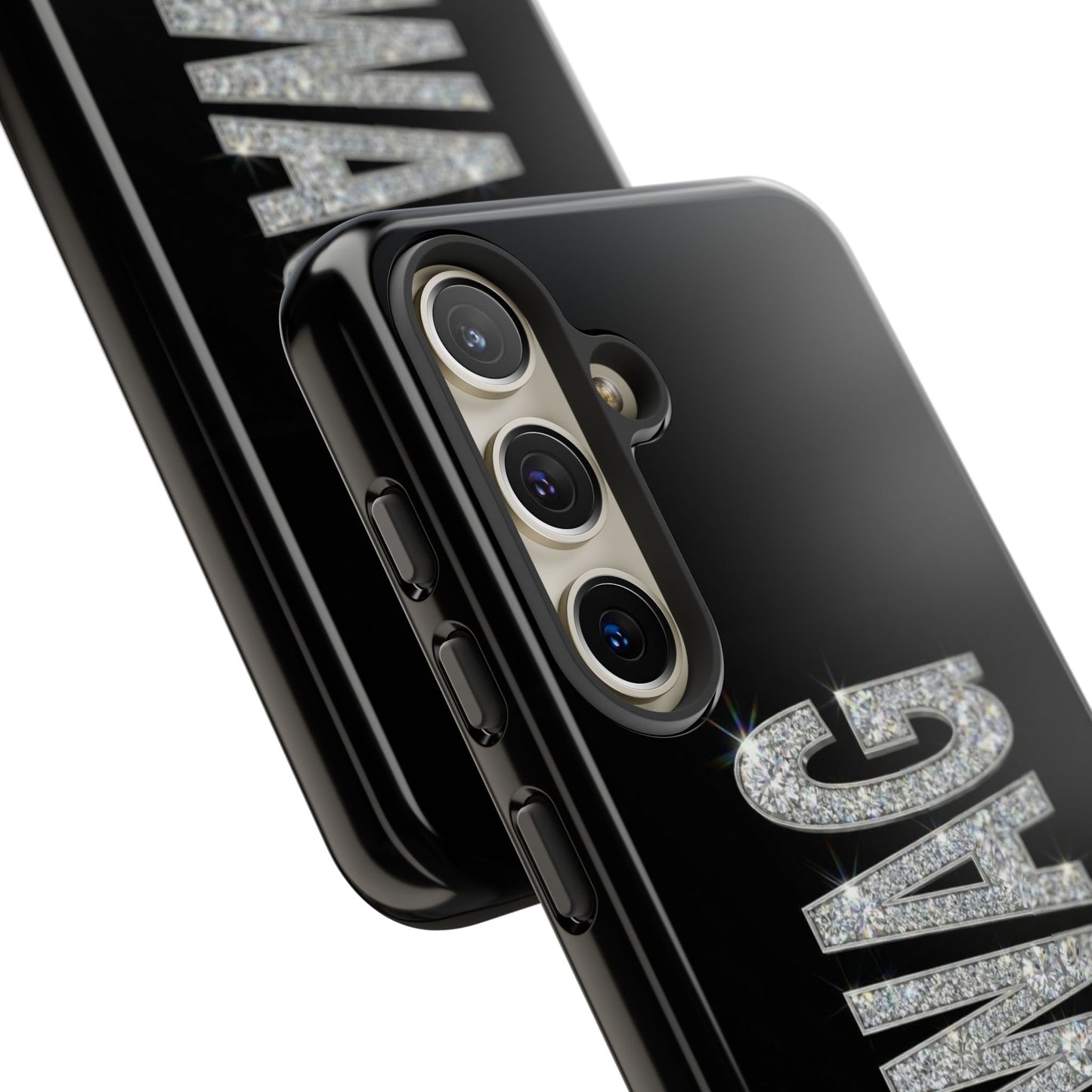 “#SWAG” Black Bling Tough Case