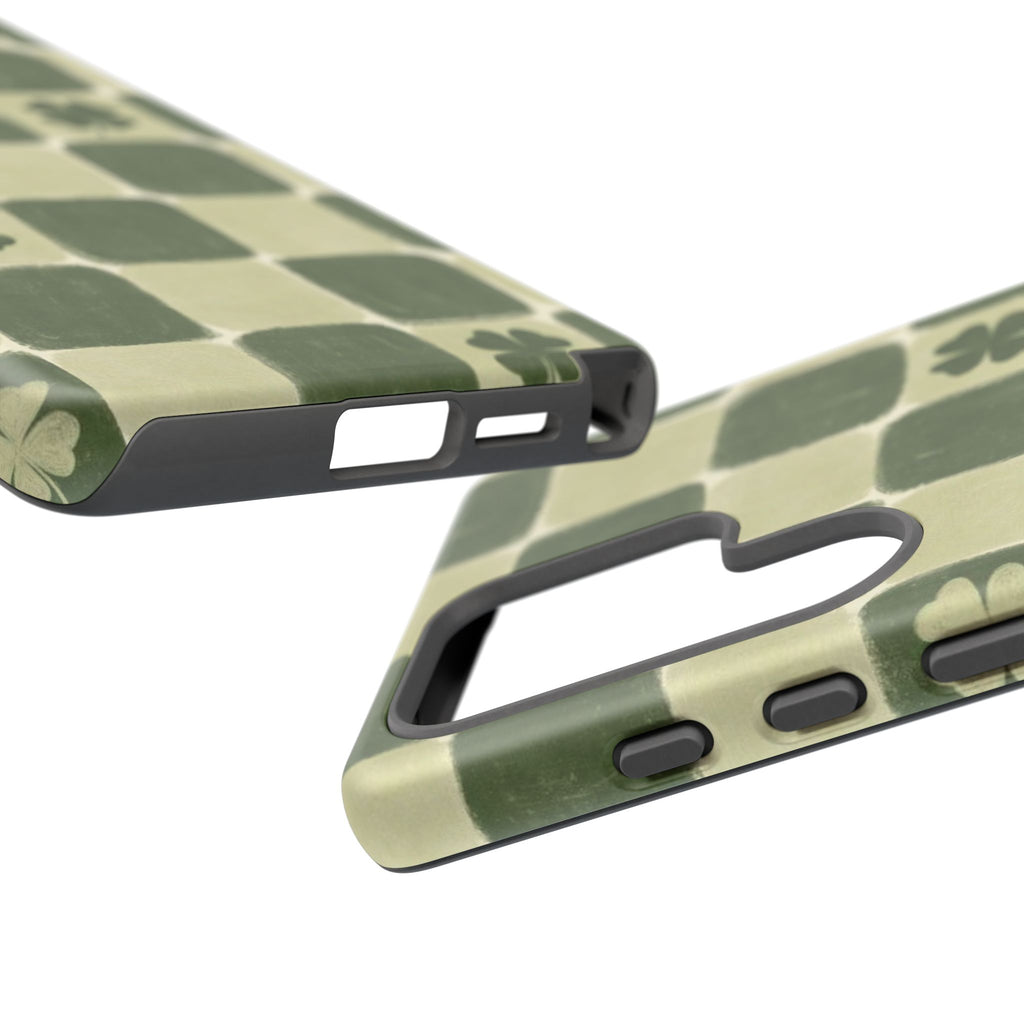 Clover Checker Tough Phone Case