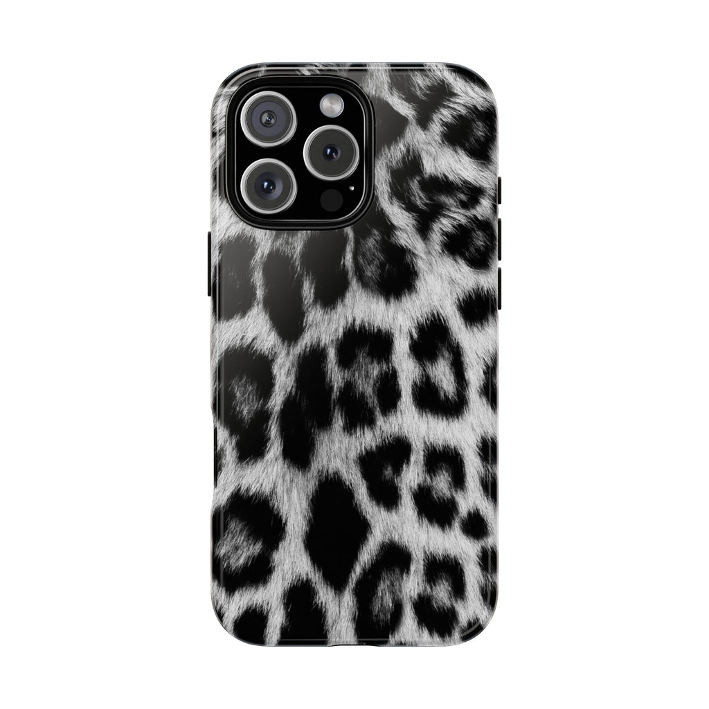 B&W Leopard Phone Case
